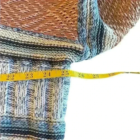 American Eagle Oversized Striped Fall Cardigan With Pockets Size Medium Flaw - Picture 6 of 12